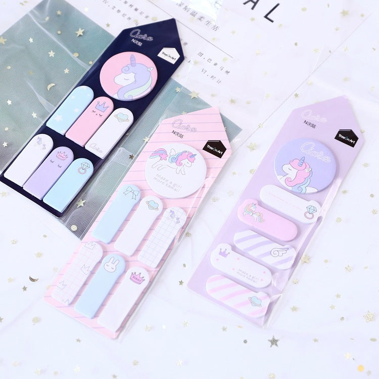 Kawaii Unicorn Memo Pad