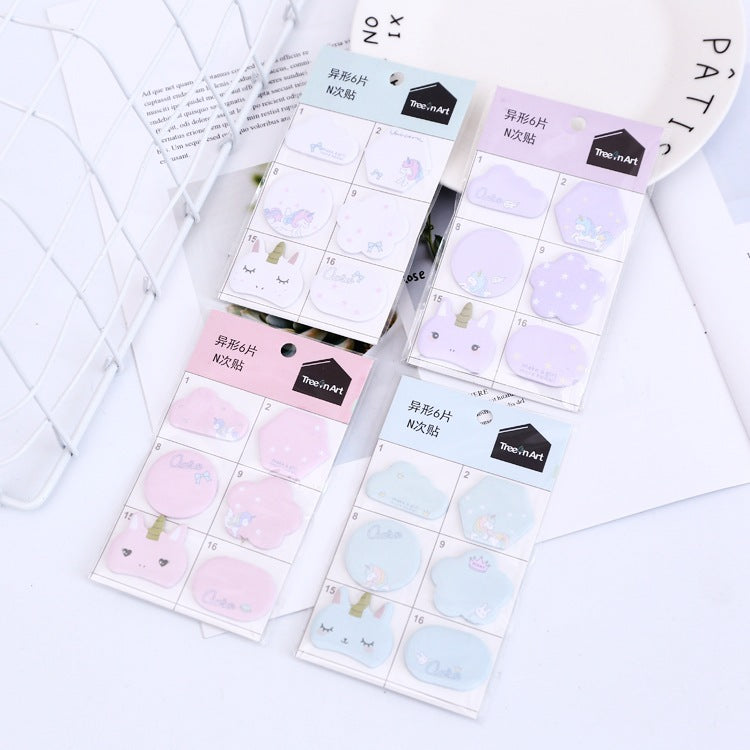 Kawaii Mini Unicorn Memo Pad
